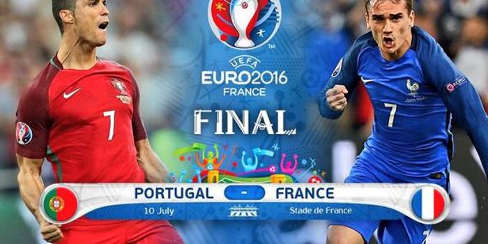 欧洲杯决赛：葡萄牙VS法国，C罗与格列兹曼的对决