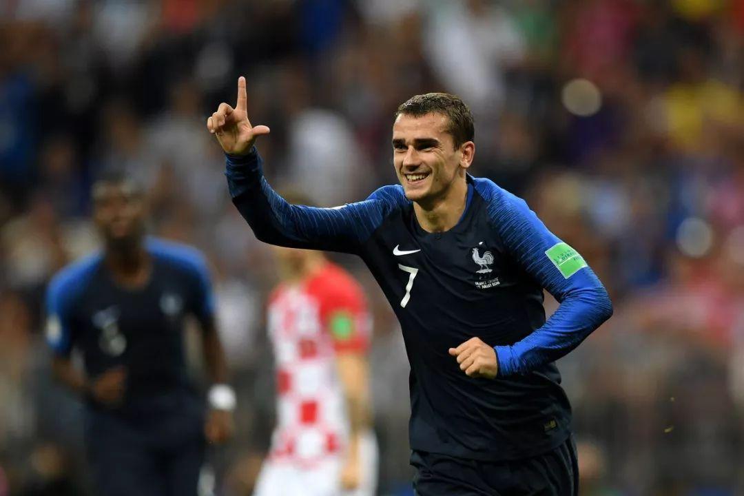 2018年世界杯：格列兹曼的关键进球，法国队的进攻尖刀