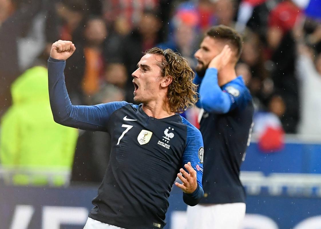 2018年世界杯：格列兹曼的关键进球，法国队的进攻尖刀